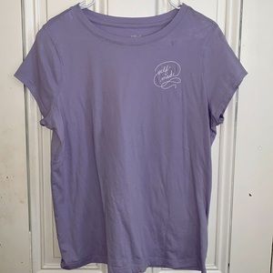 Womens purple tee shirt